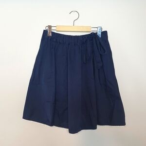 Love Moschino A Line Flared Blue Skirt with Lace Hem Size 6